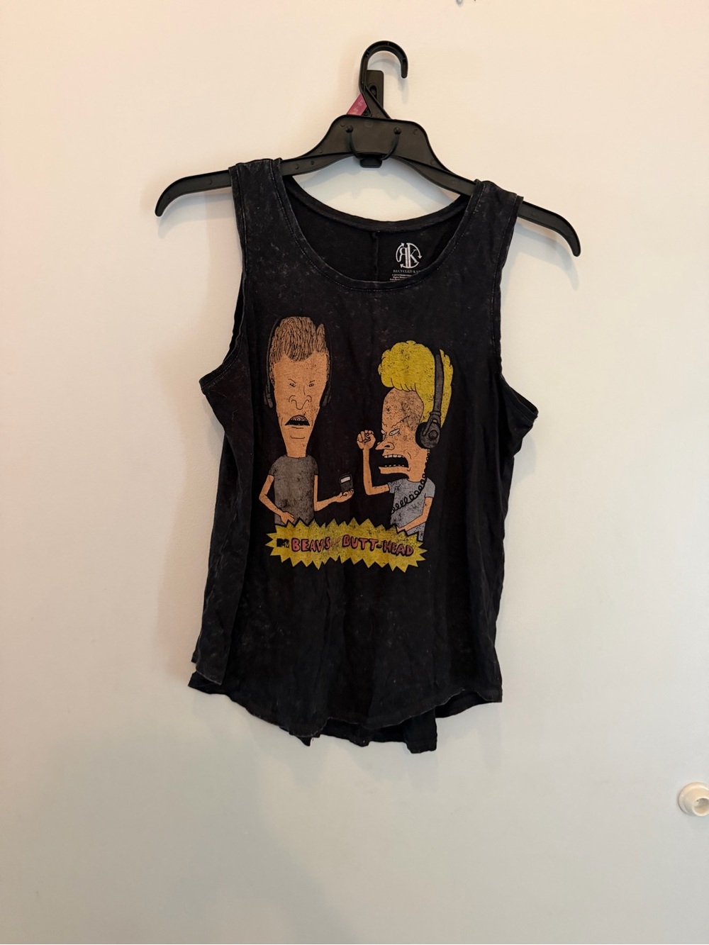Recycled Karma Black Beavis and Butt-Head Graphic Tank